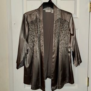 Chicos dressy polyester/spandex jacket cardigan -Size 3 (XL)